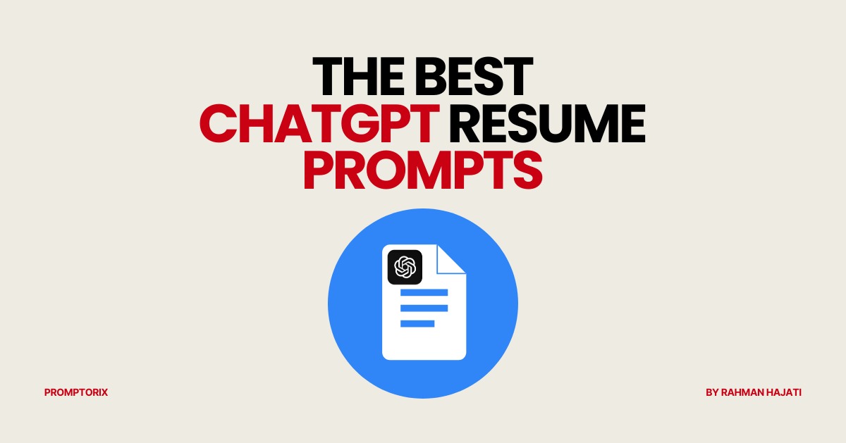 ChatGPT Resume Prompts That Actually Get You Hired (Copy-Paste Guide)