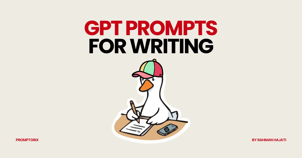 ChatGPT Prompts for Writing: 60+ for Fiction, Blogs, Scripts, and More